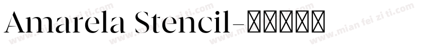 Amarela Stencil字体转换